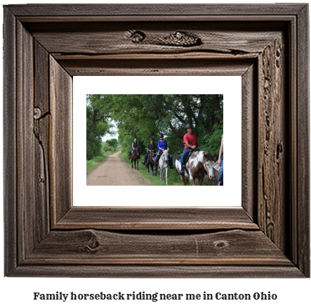 family horseback riding near me in Canton, Ohio